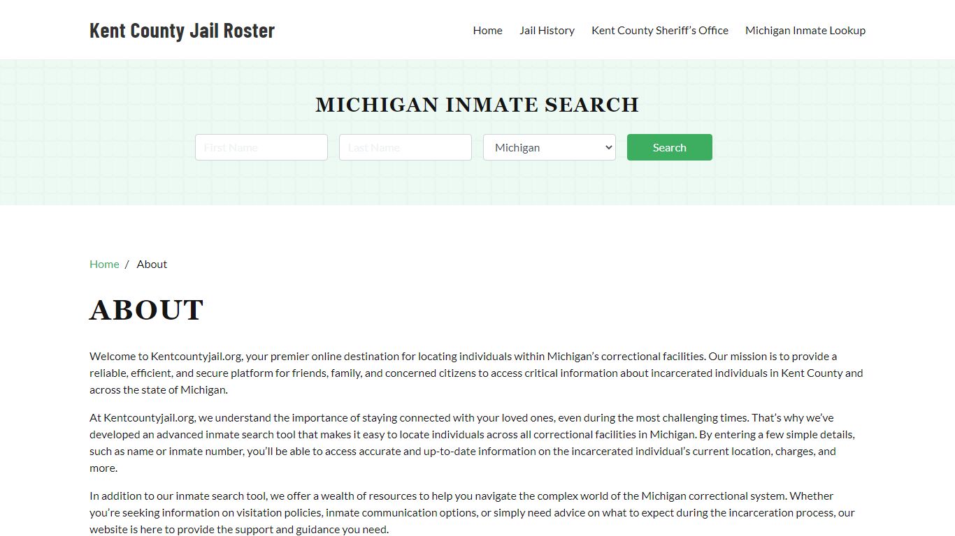 About - kentcountyjail.org
