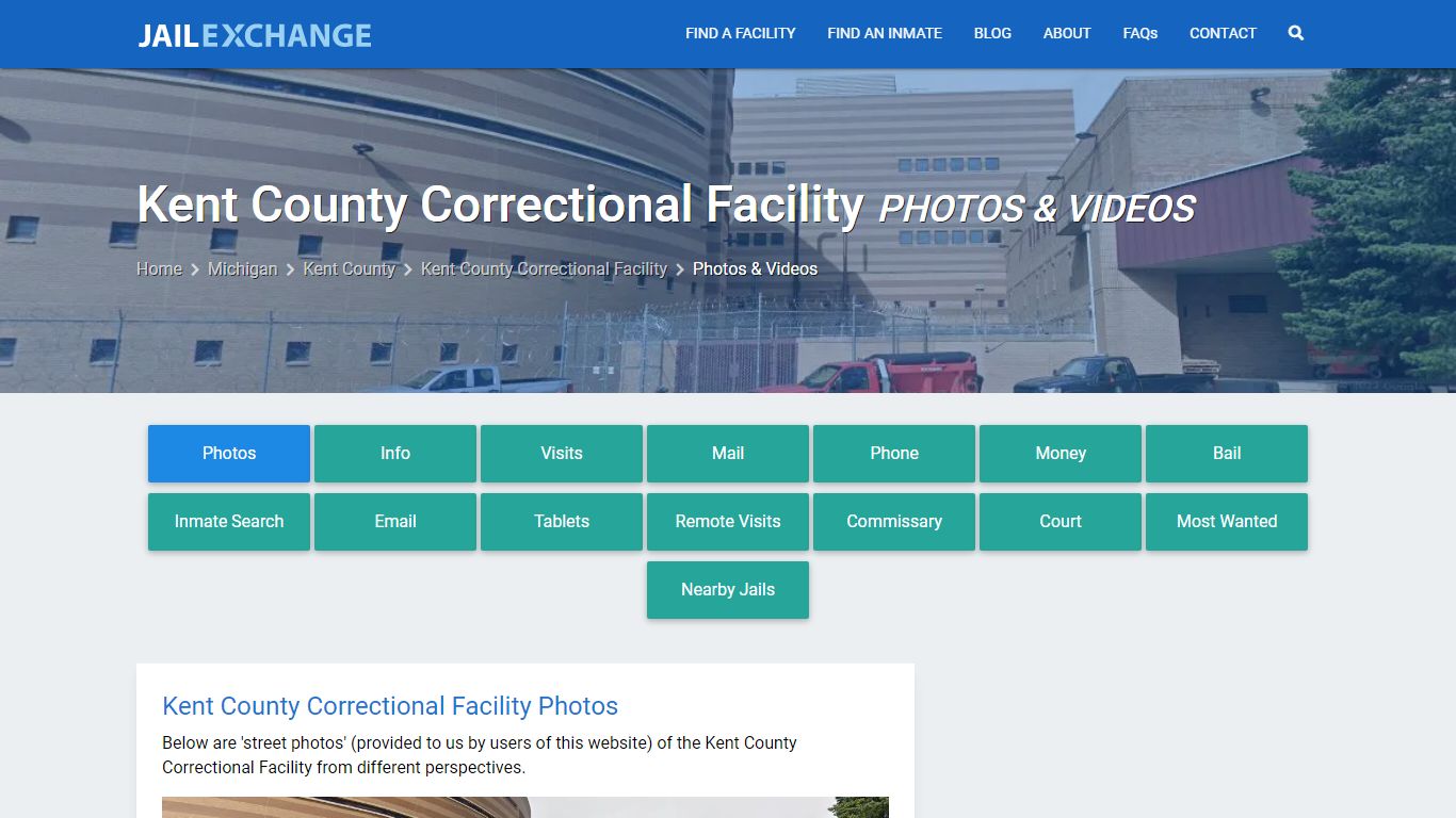 Photos & Videos - Kent County Correctional Facility, MI - Jail Exchange